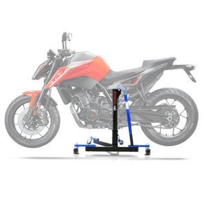Lève moto centrale compatible avec KTM 790 Duke 18-25 bleu ConStands Power-Evo