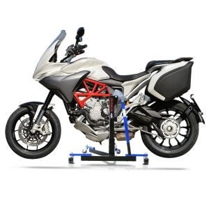Chariot de Déplacement compatible avec MV Agusta Turismo Veloce 14-25 bleu - Idéal pour Garage, 300 kg