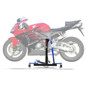 Lève moto centrale compatible avec Honda CBR 600 RR 03-06 bleu ConStands Power-Evo