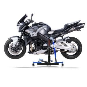 Chariot de Déplacement compatible avec Suzuki B-King 07-12 bleu - Idéal pour Garage, 300 kg