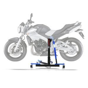 Lève moto centrale compatible avec Suzuki GSR 600 06-11 bleu ConStands Power-Evo