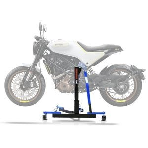 Lève moto centrale compatible avec Husqvarna Vitpilen 401 17-24 bleu ConStands Power-Evo