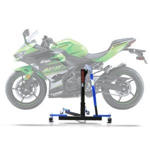 Lève moto centrale compatible avec Kawasaki Ninja 400 18-20 bleu ConStands Power-Evo