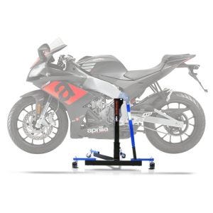 Lève moto centrale compatible avec Aprilia RS4 125 / RS 125 11-25 bleu ConStands Power-Evo