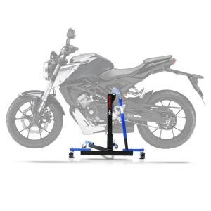 Lève moto centrale compatible avec Honda CB 125 R 18-25 bleu ConStands Power-Evo