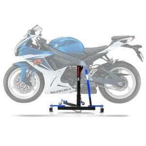 Lève moto centrale compatible avec Suzuki GSX-R 600 11-16 bleu ConStands Power-Evo