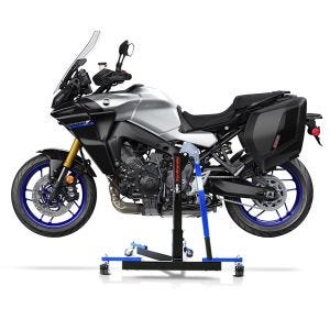 Chariot de Déplacement compatible avec Yamaha Tracer 9 / GT 21-25 bleu - Idéal pour Garage, 300 kg
