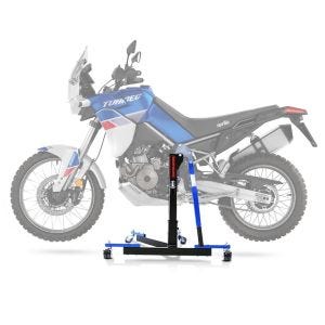 Lève moto centrale compatible avec Aprilia Tuareg 660 22-25 bleu ConStands Power-Evo NEW