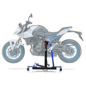 Lève moto centrale compatible avec Suzuki GSX-8S 23-25 bleu ConStands Power-Evo