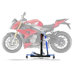 Lève moto centrale compatible avec BMW S 1000 R 17-20 bleu ConStands Power-Evo