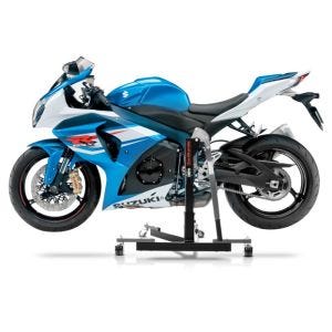 Chariot de Déplacement compatible avec Suzuki GSX-R 1000 09-16 gris - Idéal pour Garage, 300 kg