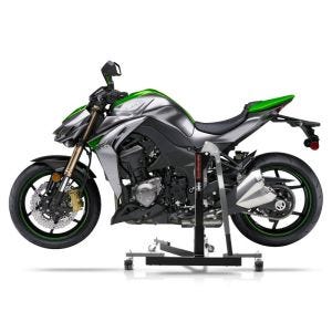 Chariot de Déplacement compatible avec Kawasaki Z 1000 14-20 gris - Idéal pour Garage, 300 kg