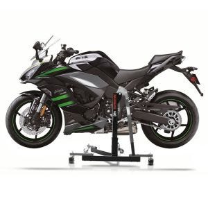 Chariot de Déplacement compatible avec Kawasaki Ninja 1000 SX 20-24 gris - Idéal pour Garage, 300 kg