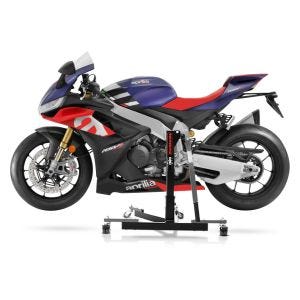 Chariot de Déplacement compatible avec Aprilia RSV4 21-24 gris - Idéal pour Garage, 300 kg