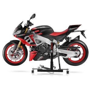 Chariot de Déplacement compatible avec Aprilia Tuono V4 21-24 gris - Idéal pour Garage, 300 kg