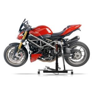 Chariot de Déplacement compatible avec Ducati Streetfighter 848 11-15 gris - Idéal pour Garage, 300 kg