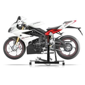 Chariot de Déplacement compatible avec Triumph Daytona 675 / R 06-16 gris - Idéal pour Garage, 300 kg