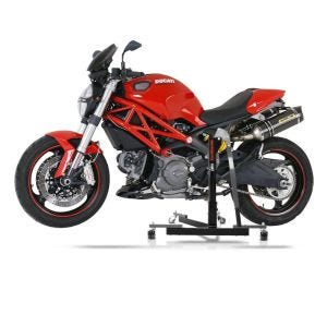 Chariot de Déplacement compatible avec Ducati Monster 1100 / Evo 09-13 gris - Idéal pour Garage, 300 kg