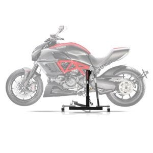Lève moto centrale compatible avec Ducati Diavel 11-18 gris ConStands Power-Evo