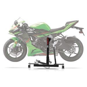 Lève moto centrale compatible avec Kawasaki Ninja ZX-6R 24-25 gris ConStands Power-Evo