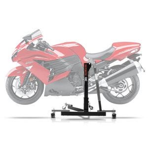Lève moto centrale compatible avec Kawasaki ZZR 1400 06-20 gris ConStands Power-Evo