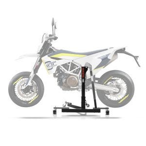 Lève moto centrale compatible avec Husqvarna 701 Supermoto 15-24 gris ConStands Power-Evo