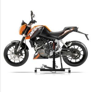 Chariot de Déplacement compatible avec KTM 125 Duke 11-16 gris - Idéal pour Garage, 300 kg