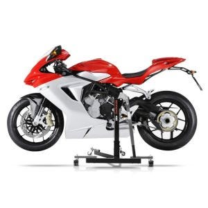 Chariot de Déplacement compatible avec MV Agusta F3 675 12-20 gris - Idéal pour Garage, 300 kg