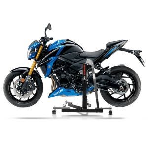 Chariot de Déplacement compatible avec Suzuki GSX-S 750 17-21 gris - Idéal pour Garage, 300 kg