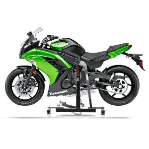 Chariot de Déplacement compatible avec Kawasaki ER-6f 12-16 gris - Idéal pour Garage, 300 kg