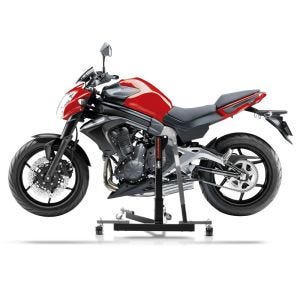 Chariot de Déplacement compatible avec Kawasaki ER-6n 12-16 gris - Idéal pour Garage, 300 kg