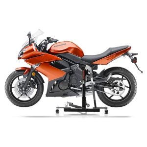 Chariot de Déplacement compatible avec Kawasaki ER-6f 06-11 gris - Idéal pour Garage, 300 kg