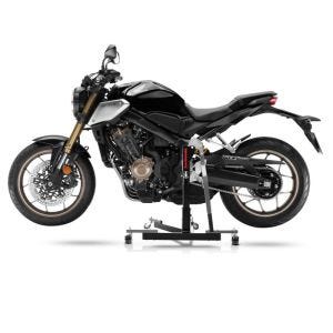 Chariot de Déplacement compatible avec Honda CB 650 R 19-25 gris - Idéal pour Garage, 300 kg