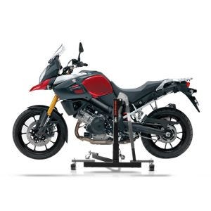 Chariot de Déplacement compatible avec Suzuki V-Strom 1000 14-19 gris - Idéal pour Garage, 300 kg