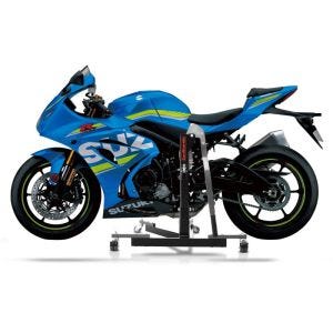 Chariot de Déplacement compatible avec Suzuki GSX-R 1000 17-21 gris - Idéal pour Garage, 300 kg