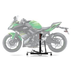 Lève moto centrale compatible avec Kawasaki Ninja 650 17-24 gris ConStands Power-Evo