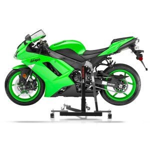 Chariot de Déplacement compatible avec Kawasaki ZX-6R 03-06 gris - Idéal pour Garage, 300 kg