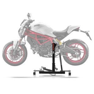 Lève moto centrale compatible avec Ducati Monster 797 17-20 gris ConStands Power-Evo