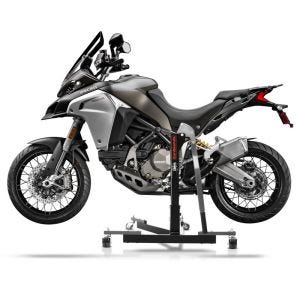 Chariot de Déplacement compatible avec Ducati Multistrada 1260 Enduro 19-21 gris - Idéal pour Garage, 300 kg