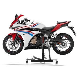 Chariot de Déplacement compatible avec Honda CBR 500 R 16-18 gris - Idéal pour Garage, 300 kg