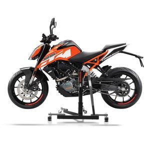 Chariot de Déplacement compatible avec KTM 125 / 390 Duke 17-24 gris - Idéal pour Garage, 300 kg