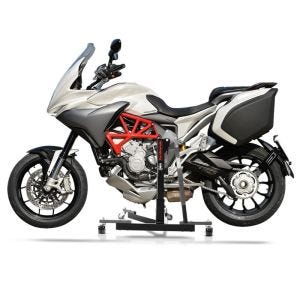 Chariot de Déplacement compatible avec MV Agusta Turismo Veloce 14-25 gris - Idéal pour Garage, 300 kg