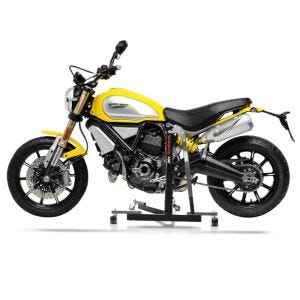 Chariot de Déplacement compatible avec Ducati Scrambler 1100 / Special / Sport 18-25 gris - Idéal pour Garage, 300 kg