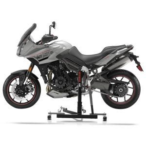 Chariot de Déplacement compatible avec Triumph Tiger 1050 07-13 gris - Idéal pour Garage, 300 kg