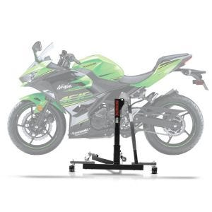 Lève moto centrale compatible avec Kawasaki Ninja 400 18-20 gris ConStands Power-Evo