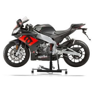 Chariot de Déplacement compatible avec Aprilia RS4 125 / RS 125 11-25 gris - Idéal pour Garage, 300 kg