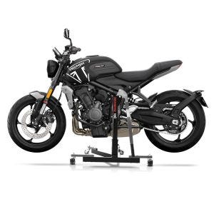 Chariot de Déplacement compatible avec Triumph Trident 660 21-25 gris - Idéal pour Garage, 300 kg