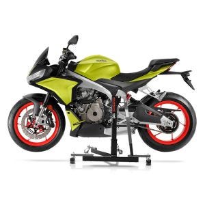 Chariot de Déplacement compatible avec Aprilia Tuono 660 / Factory 20-24 gris - Idéal pour Garage, 300 kg