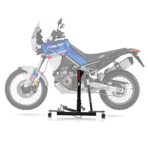 Lève moto centrale compatible avec Aprilia Tuareg 660 22-25 gris ConStands Power-Evo