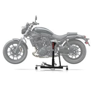 Lève moto centrale compatible avec Kawasaki Eliminator 500 2024 gris ConStands Power-Evo